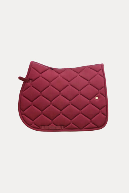 Amiko Essential Jumping Saddle Pad, Wine